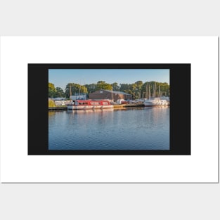 Moored boats on the River Ant Posters and Art